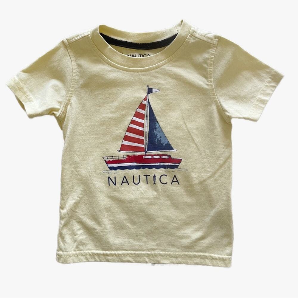 Nautica Yellow Sailboat T-Shirt